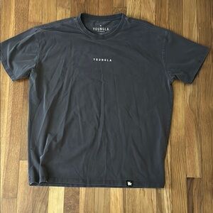 YoungLA Brown Short Sleeve Tee Essential Jacked Tee Large